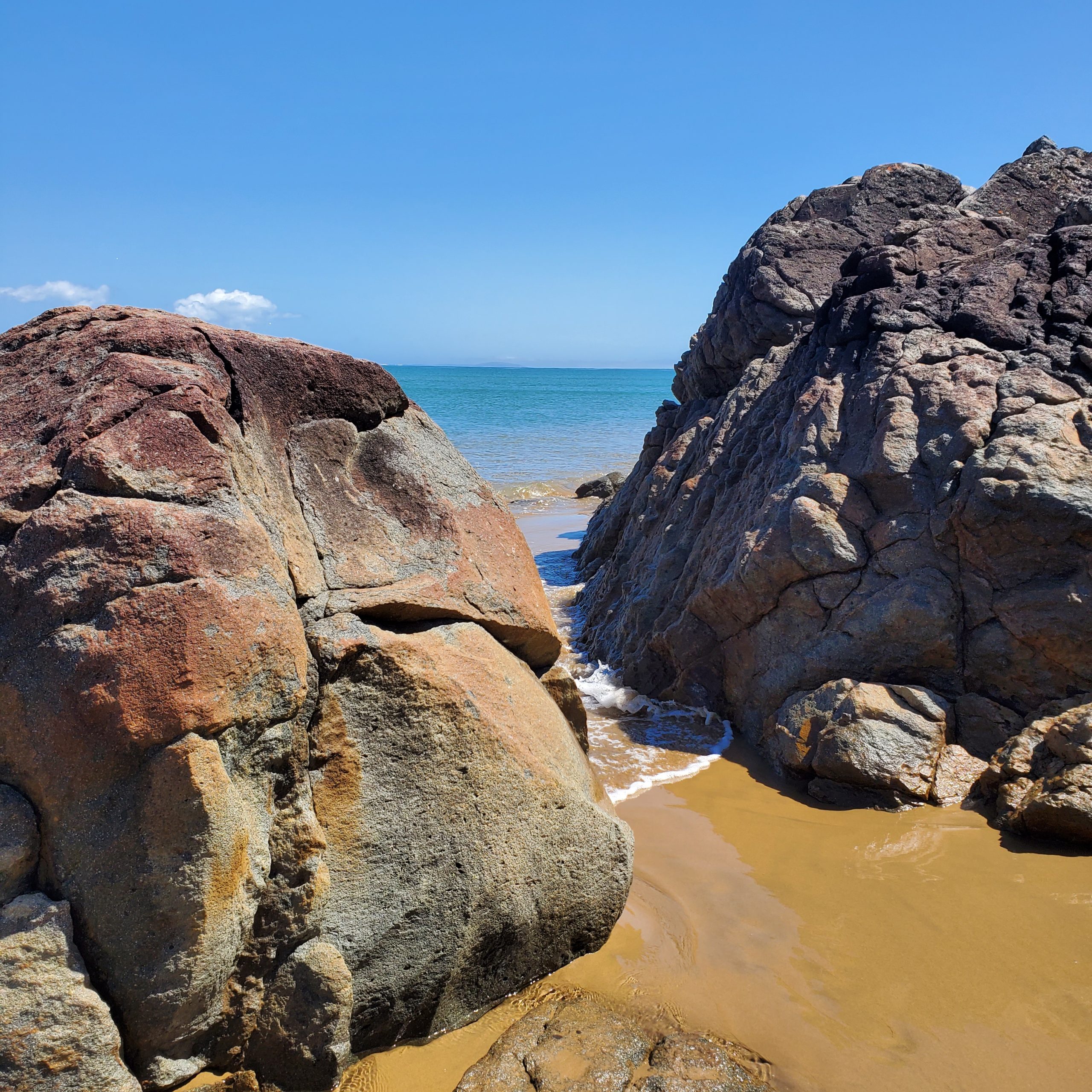 Rocks on the beach at Seventeen Seventy