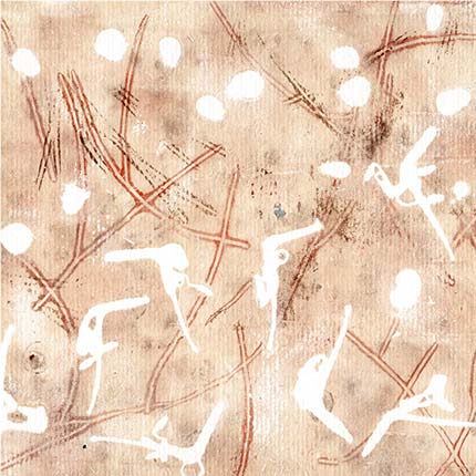 Scattered sand meditation